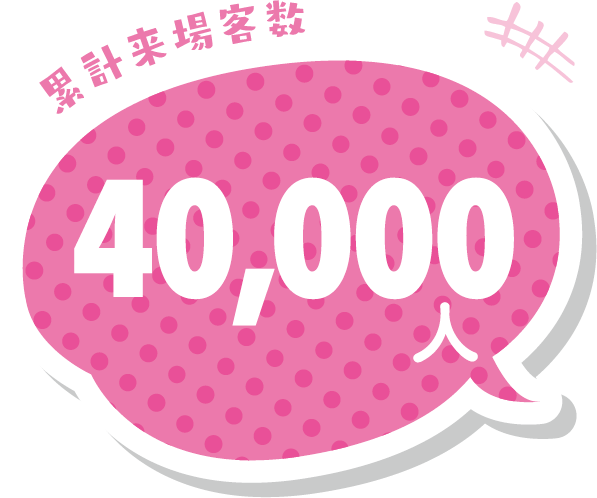 累計来場客数40,000人